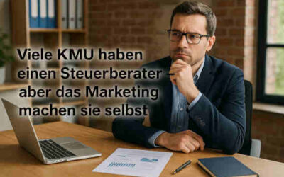 Viele KMU haben einen Steuerberater aber das Marketing machen sie selbst